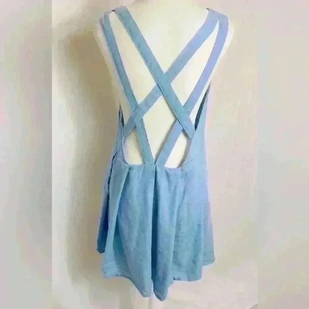 Tobi‎ GISELLE BLUE SHIFT DRESS - Picture 3 of 9